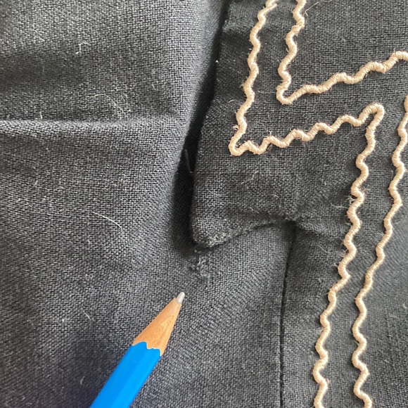 Electrifying cotton 1940s/1950s day dress with pockets ⚡️ - Picture 8 of 9